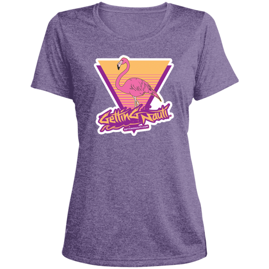 Retro Flamingo - Ladies' Performance T-Shirt