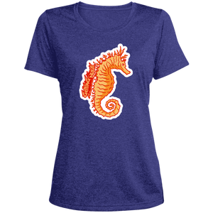 Retro Seahorse - Ladies' Performance T-Shirt