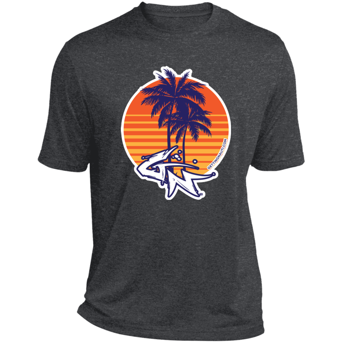 Retro Palm Trees - Performance T-Shirt