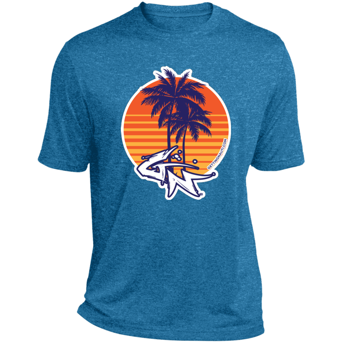 Retro Palm Trees - Performance T-Shirt