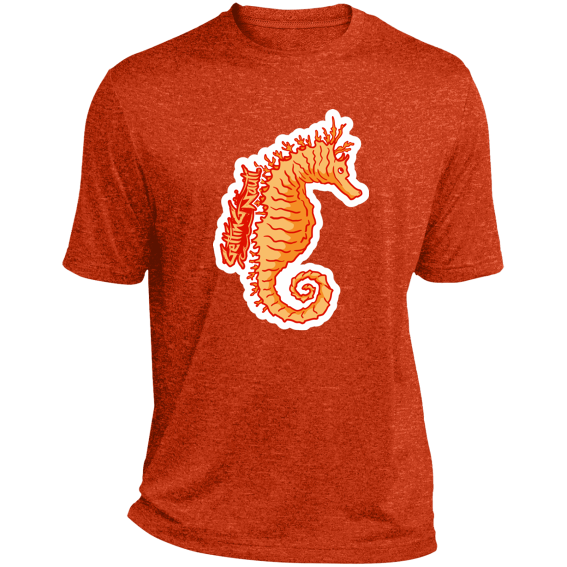 Retro Seahorse - Performance T-Shirt