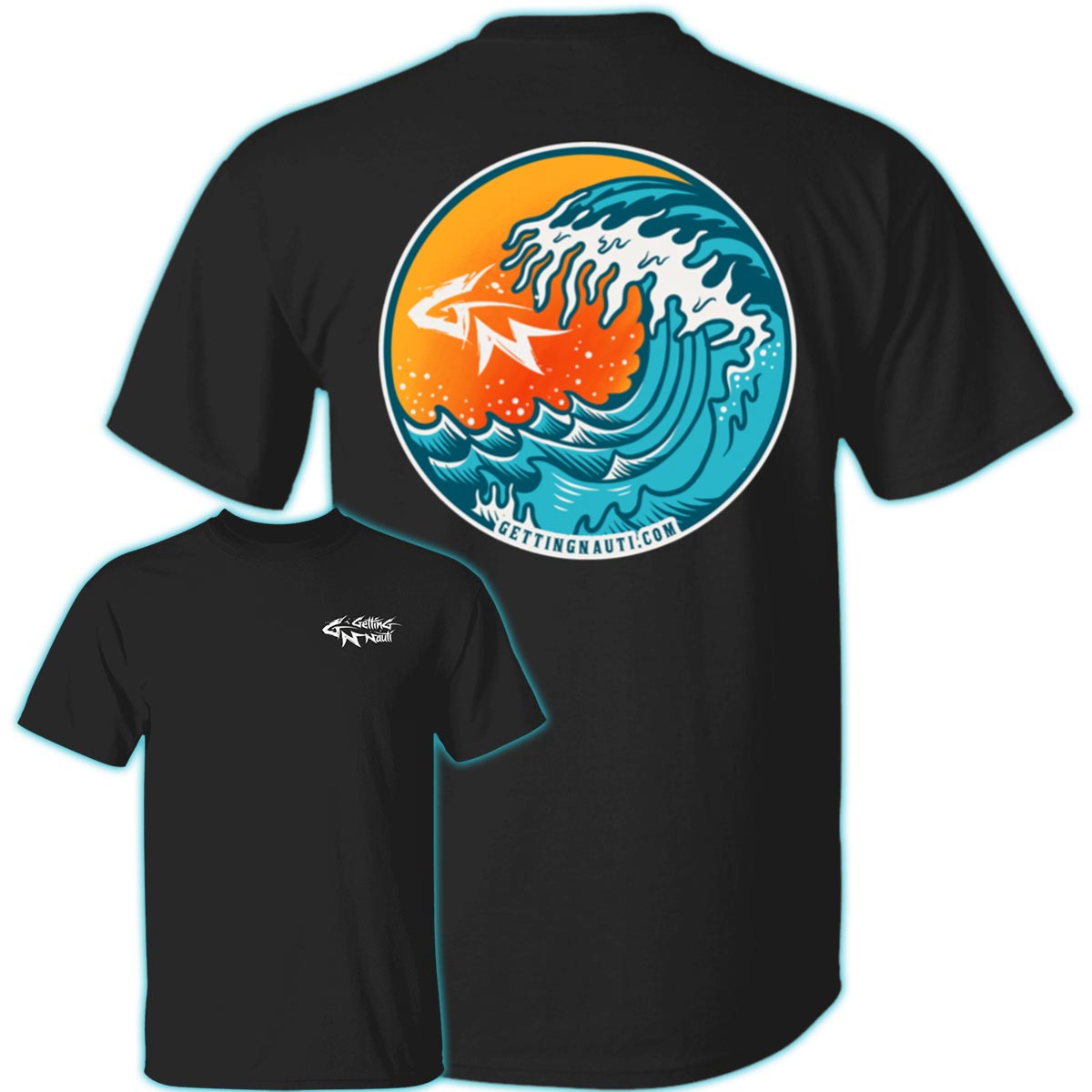 Retro Wave - Cotton T-Shirt