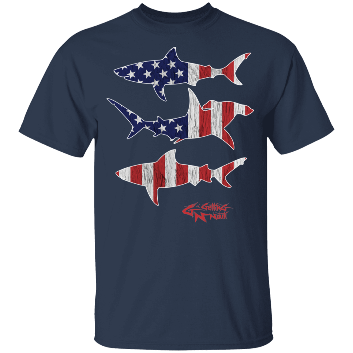 Patriot Sharks - Kids Cotton T-Shirt