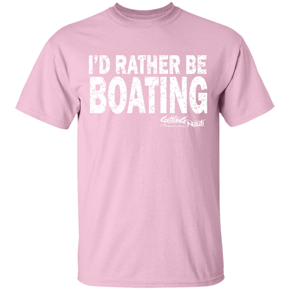 I'd Rather Be Boating - Cotton T-Shirt