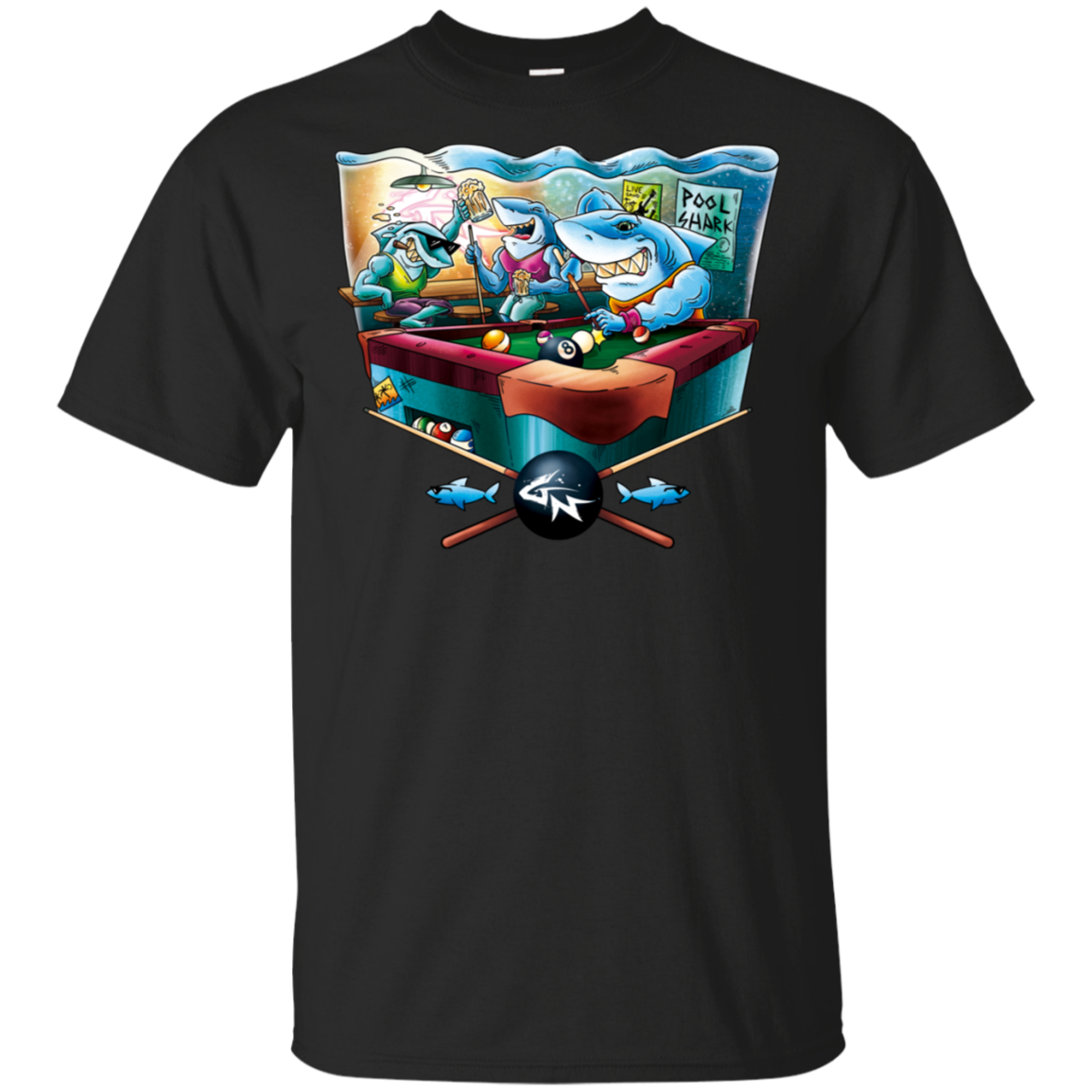 Pool Shark - Cotton T-Shirt