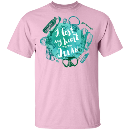 I Lost My Heart To The Ocean - Cotton T-Shirt