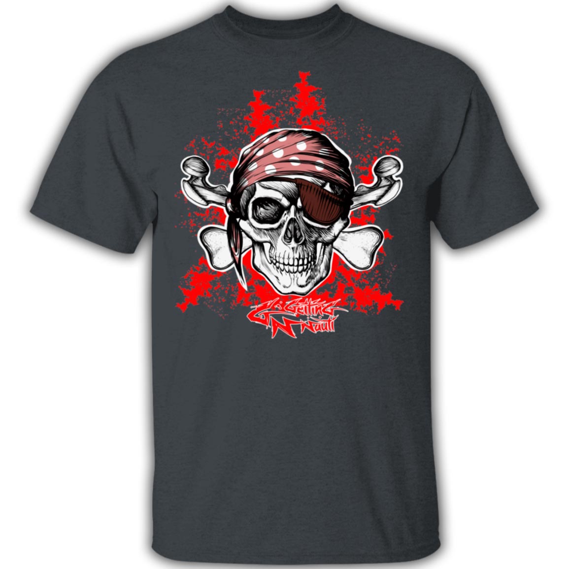 Pirate Skull & Crossbones - Cotton T-Shirt