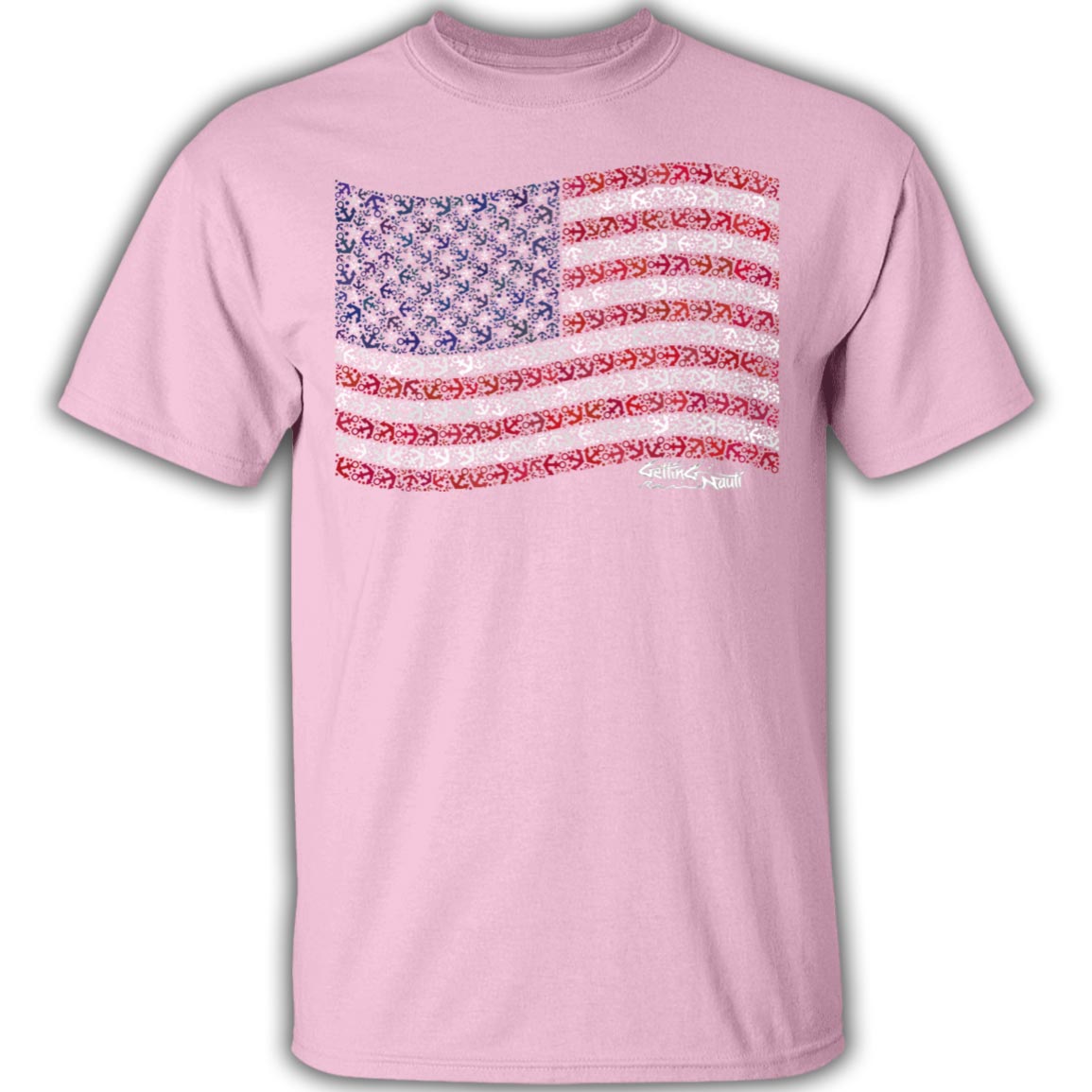 US Anchor Flag - Cotton T-Shirt