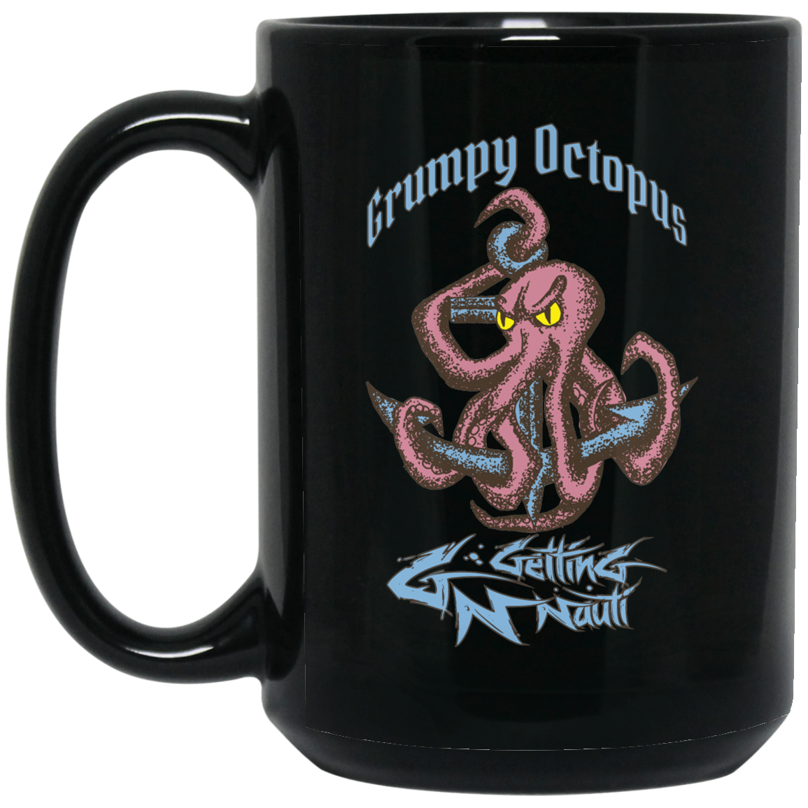 Grumpy Octopus - Mugs
