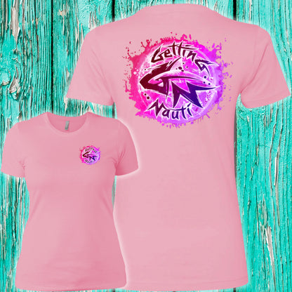 Pink Splash Ladies' Boyfriend T-Shirt