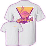 Retro Flamingo - Cotton T-Shirt