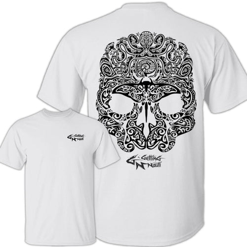 Maori Sealife Skull - Cotton T-Shirt