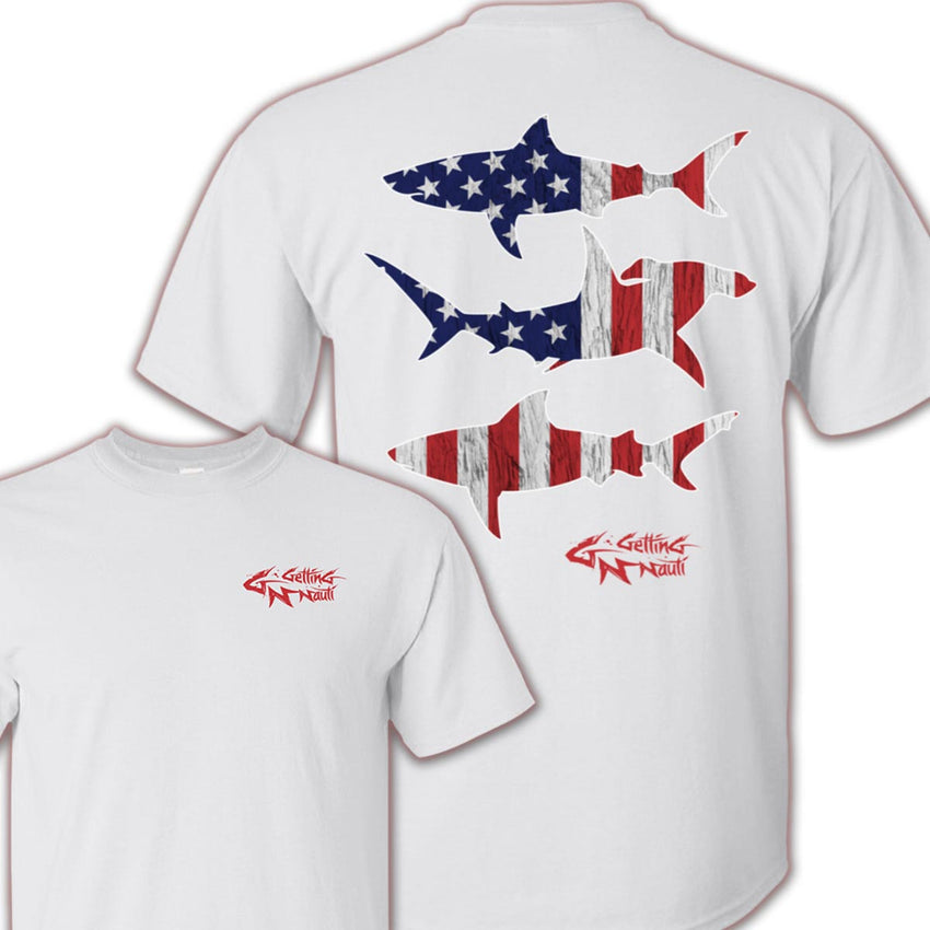 Patriot Sharks - Cotton T-Shirt