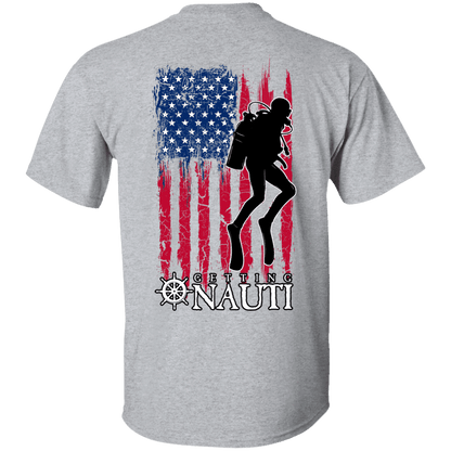 T-shirt - USA Diver - Cotton T-Shirt
