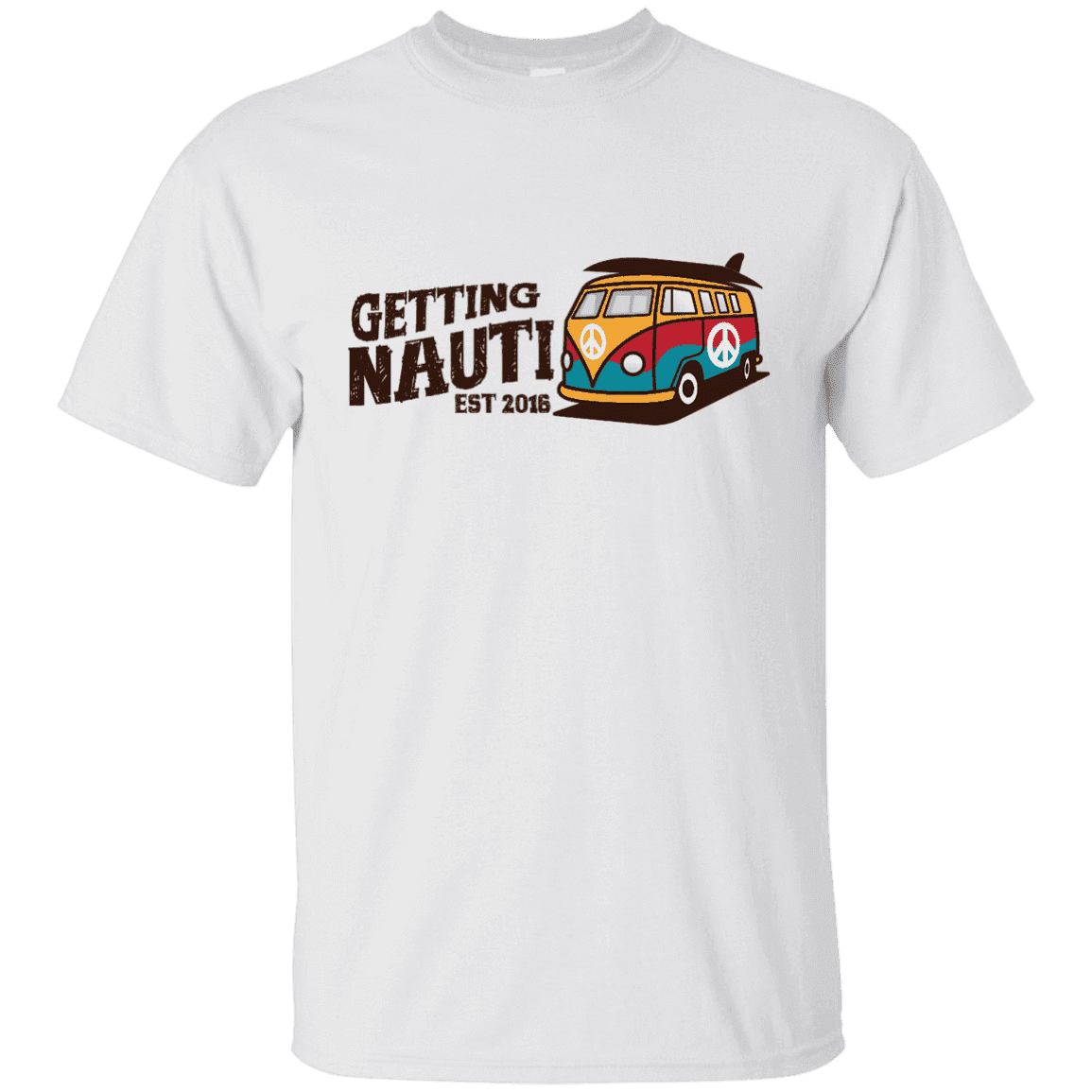 T-Shirts - Hippie Bus - Cotton T-Shirt