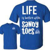 T-Shirts - Sandy Toes - Cotton T-Shirt